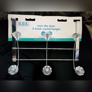 Over the door 6 hook crystal hanger